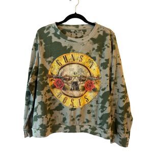 Guns N' Roses Women's Sweatshirt XL? Camouflage Band Rock Concert Music Classic